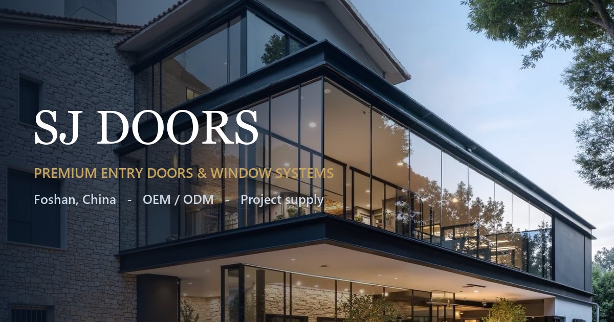 Church Panel Glass Pattern Thermal Break Aluminum Door Structure Explorer | SJ DOORS
