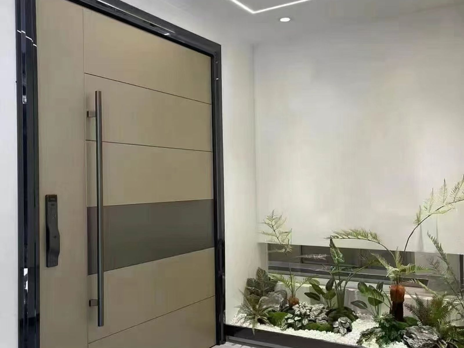 Image needed: apartment building with repeated door or window units